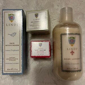 Lindi Skincare Moisturizer Set - Cream and Red
